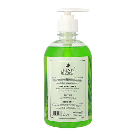 skinn essentials aloe vera handwash