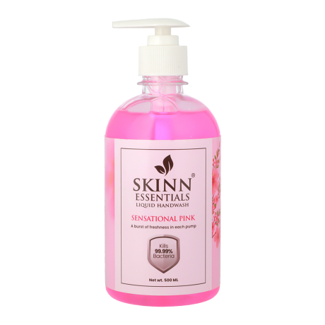skinn essentials sensational pink handwash
