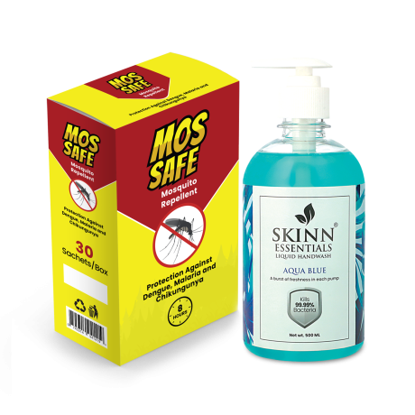 Pocket protection aqua blue